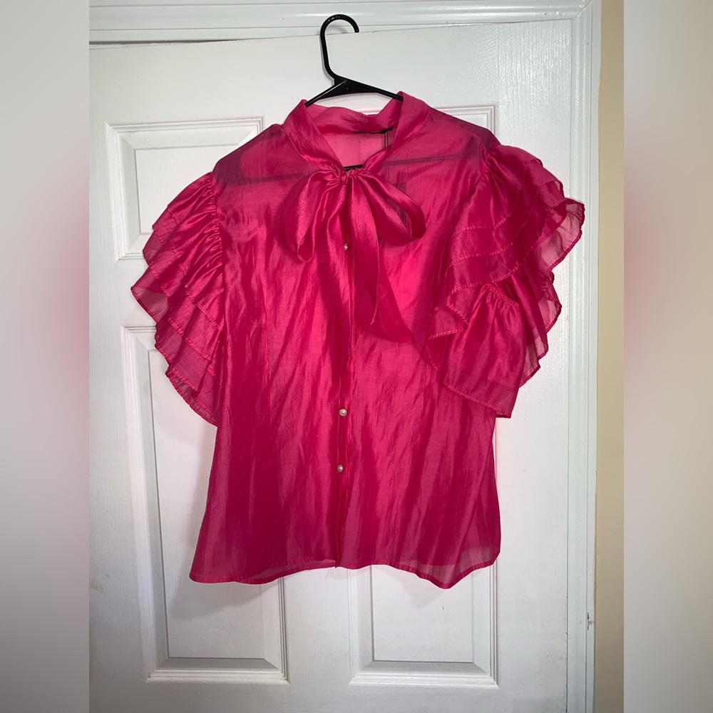 Flare sleeve top